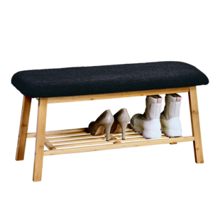 Schuhregal mit Bezug, FSC 