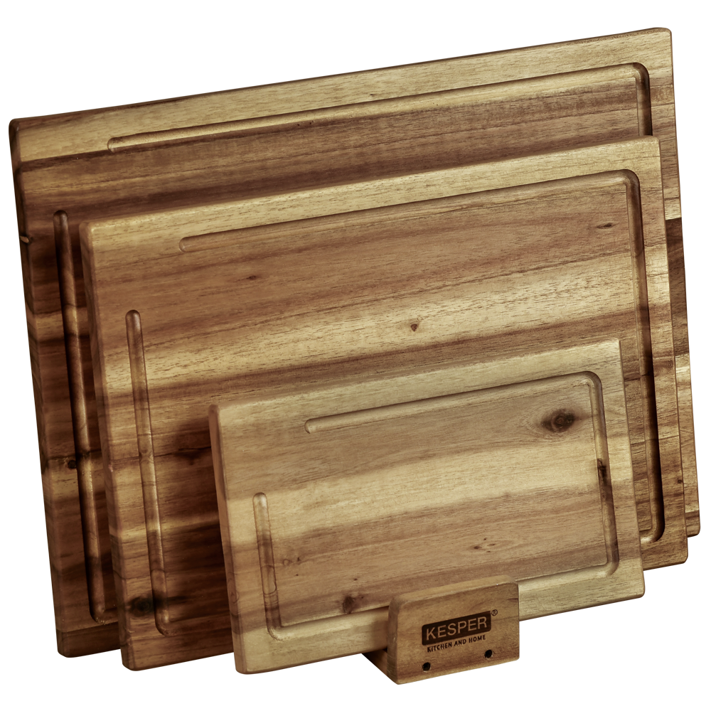 KESPER 3er Set Schneidebrett inkl. St&auml;nder FSC 