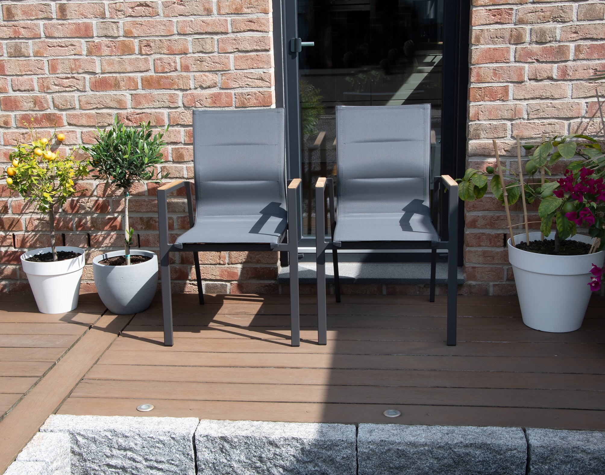 bellavista - Home & Garden&reg; Stapelstuhl "Newport" 2er Set 