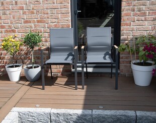 bellavista - Home & Garden® Stapelstuhl "Newport" 2er Set 