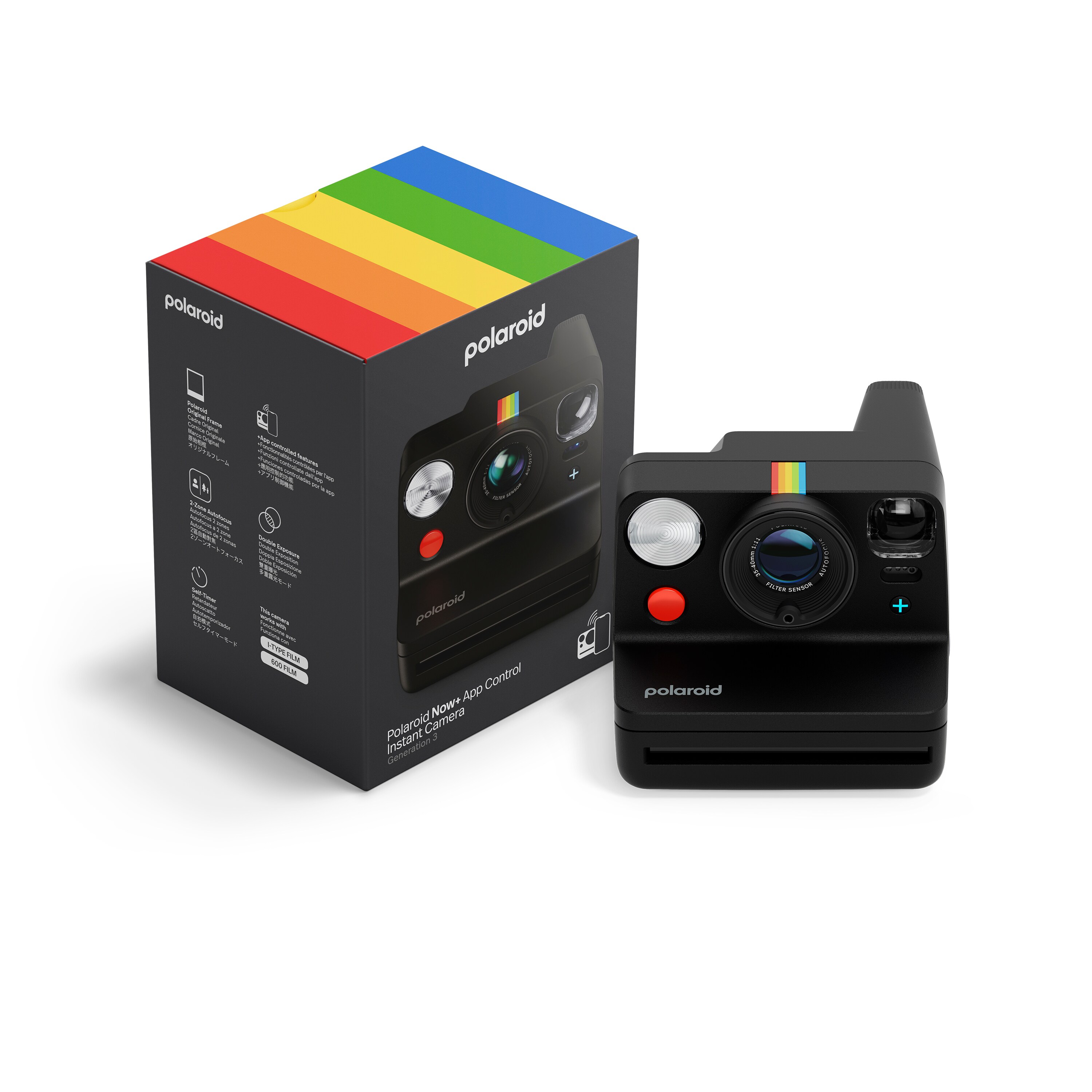 Polaroid Now+ Gen3 Camera Black 