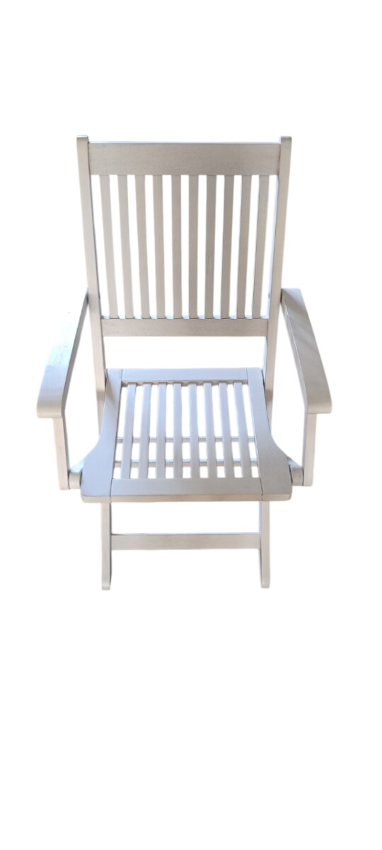 Sedex Klappstuhl Linus wei&szlig; gewischt 