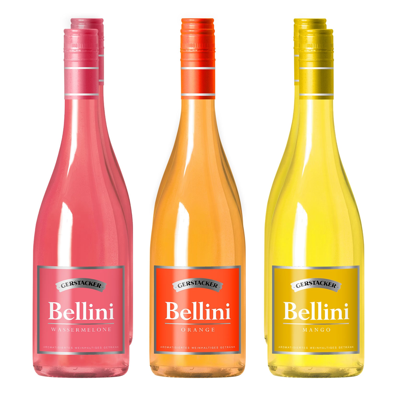 Gerstacker Bellini Wassermelone, Orange, Mango 5,0 % vol 6 x 0,75 Liter 
