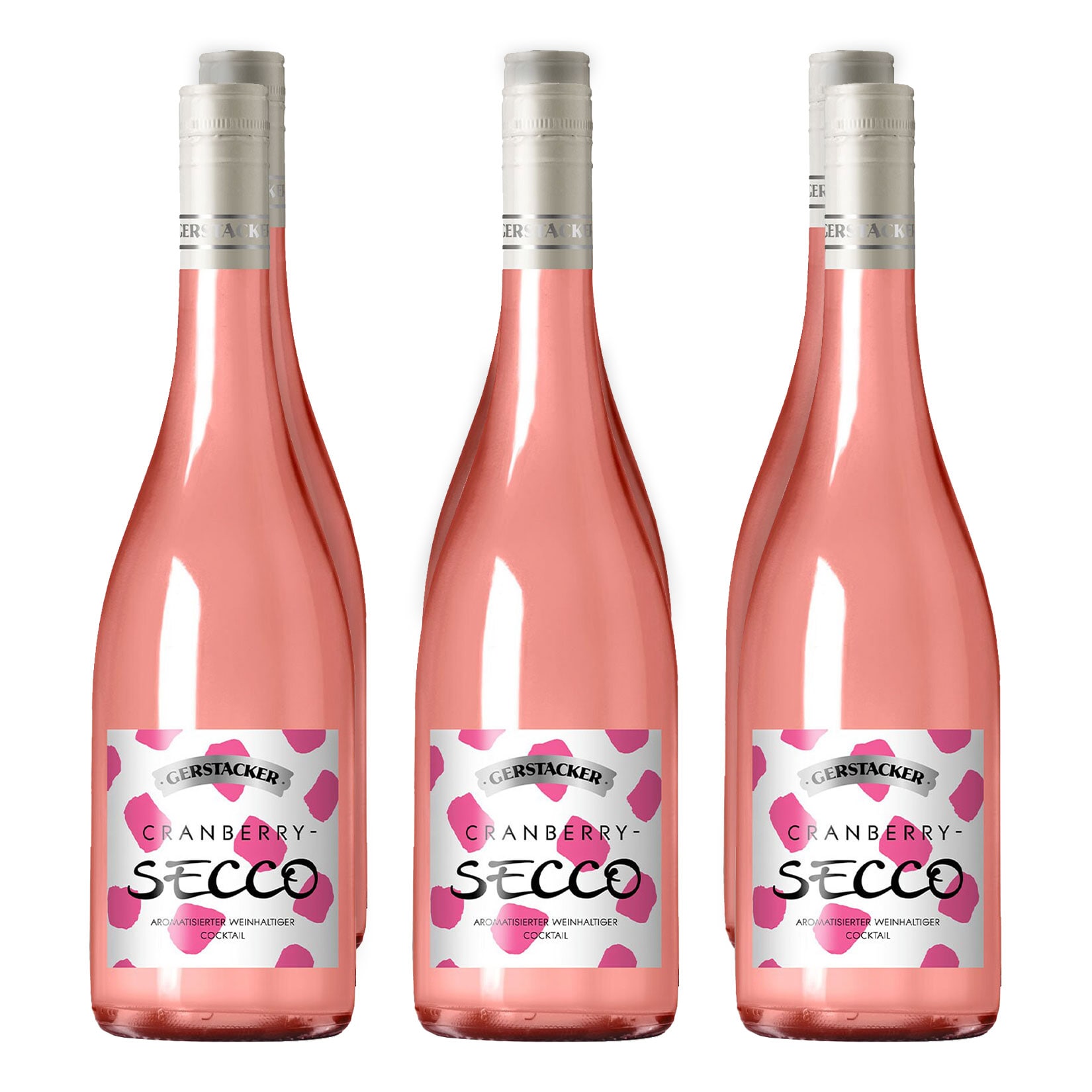 Gerstacker Fruchtsecco Cranberry 5,0 % vol 6 x 0,75 Liter 