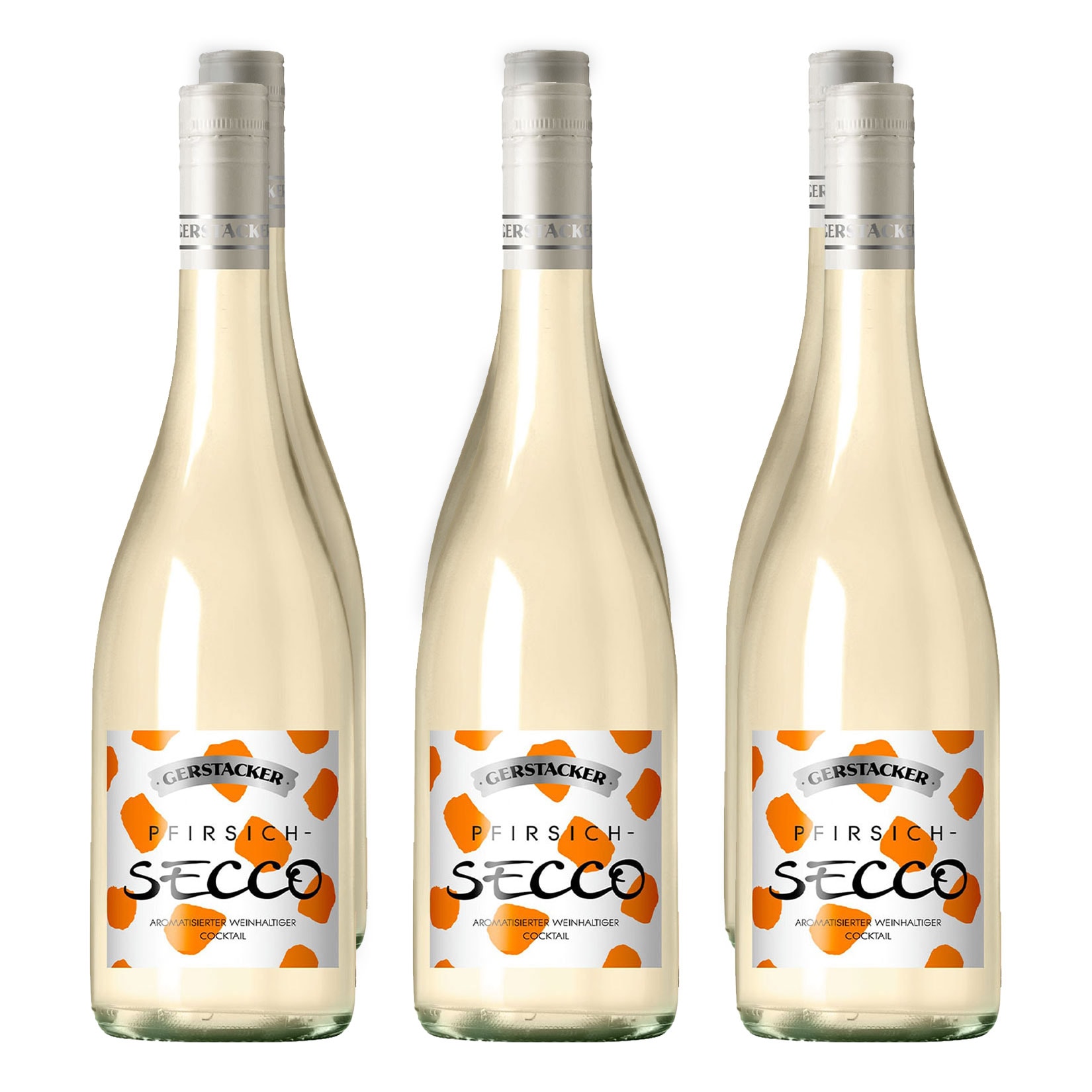Gerstacker Fruchtsecco Pfirsich 5,0 % vol 6 x 0,75 Liter 