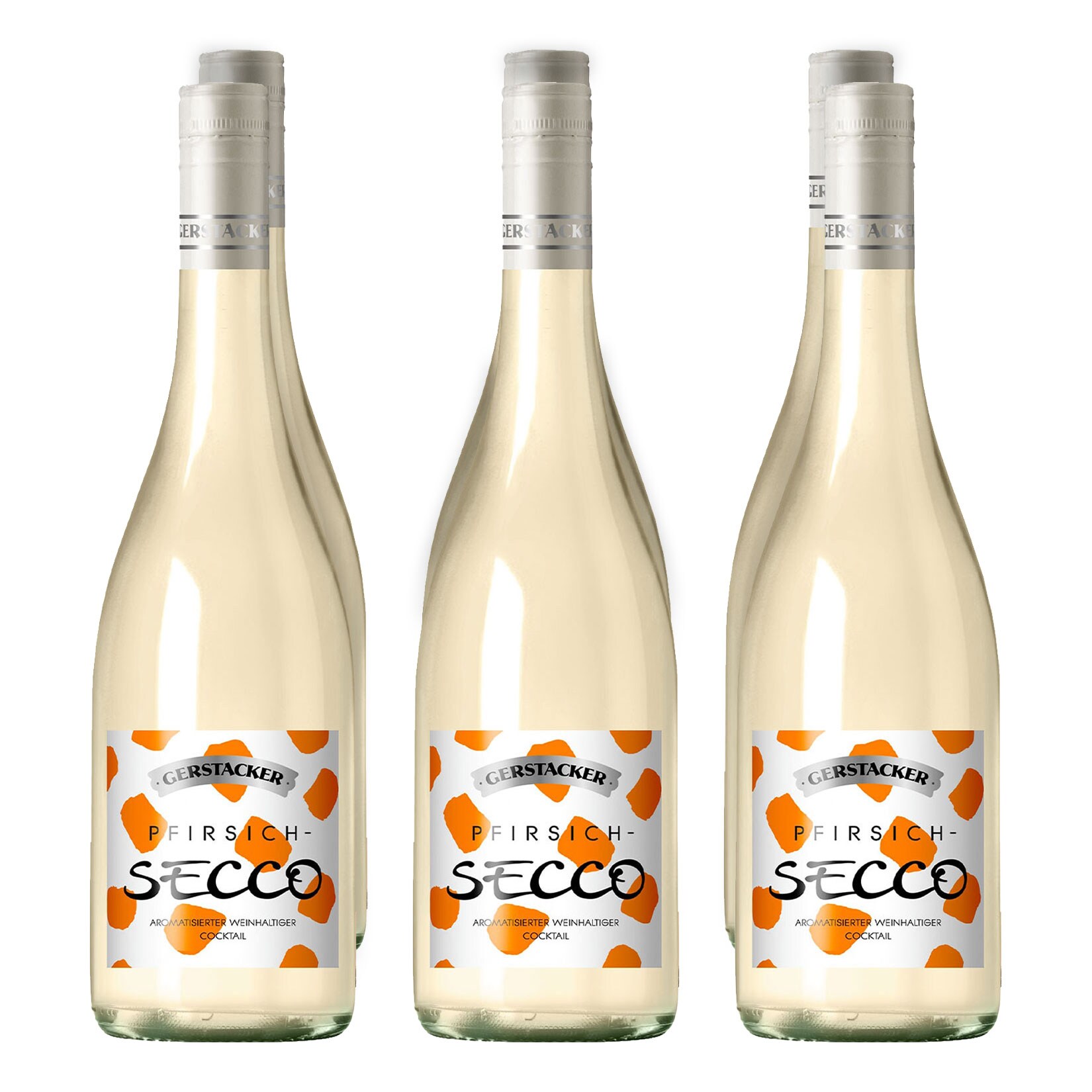 Gerstacker Fruchtsecco Pfirsich 5,0 % vol 6 x 0,75 Liter