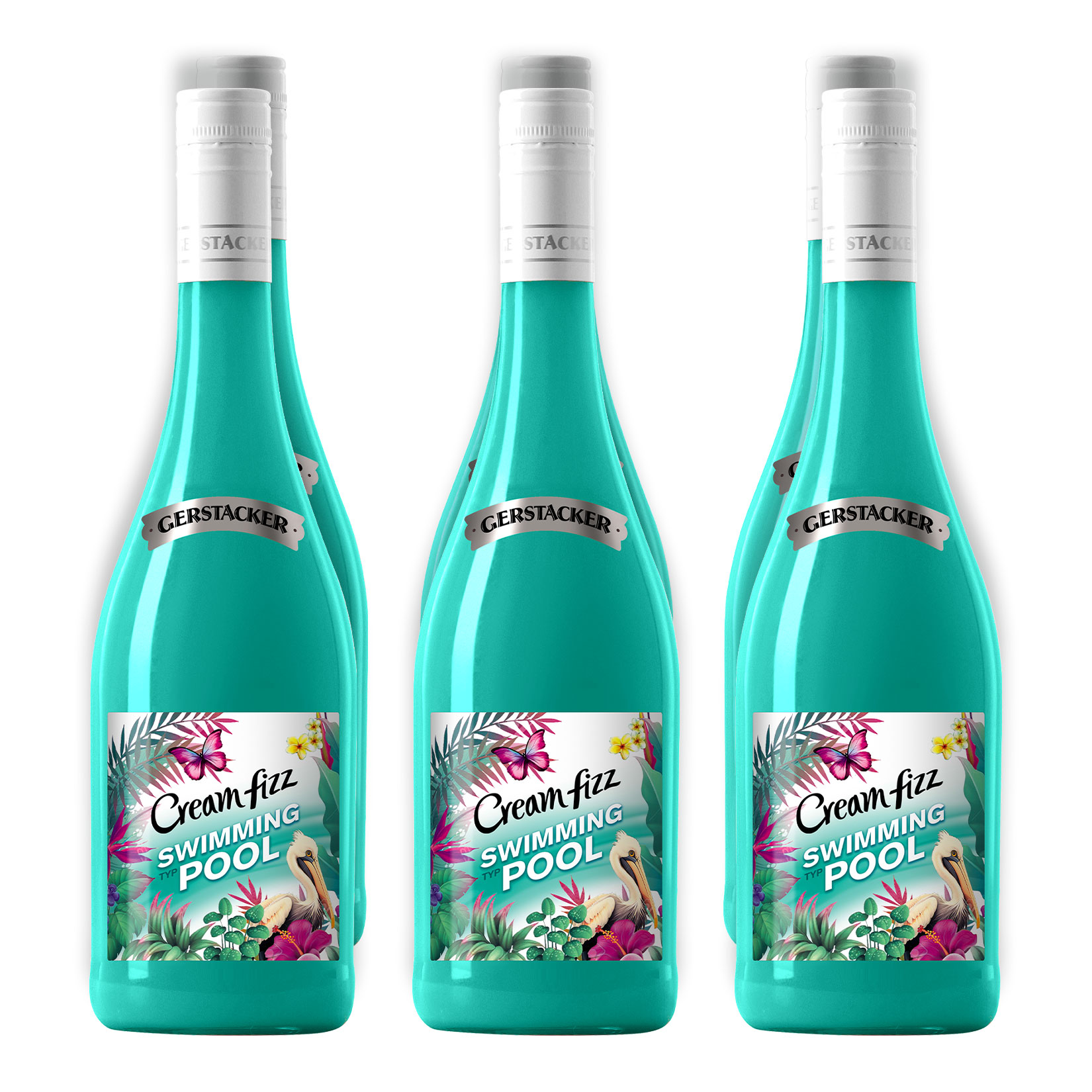 Gerstacker Cream Fizz Swimming Pool 5,0 % vol 6 x 0,75 Liter 