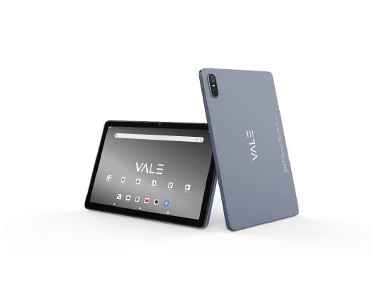 VALE Tablet V10A - 10" IPS Display - Octa-Core Prozessor - 4+4 GB RAM - 128 GB Speicher - Android 14-6000 mAh Akku - Bluetooth 5.0 - Dunkelgrau (4+128) 