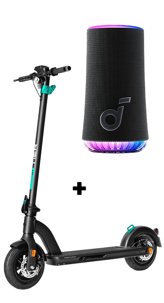 SoFlow SO MyTier + Soundcore Glow Bluetooth Speaker Schwarz 