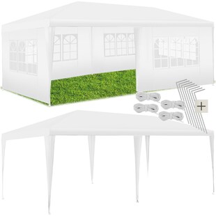 tectake® Pavillon, 6 x 3 m, im Stecksystem, mit UV-Schutz, wasserdicht 