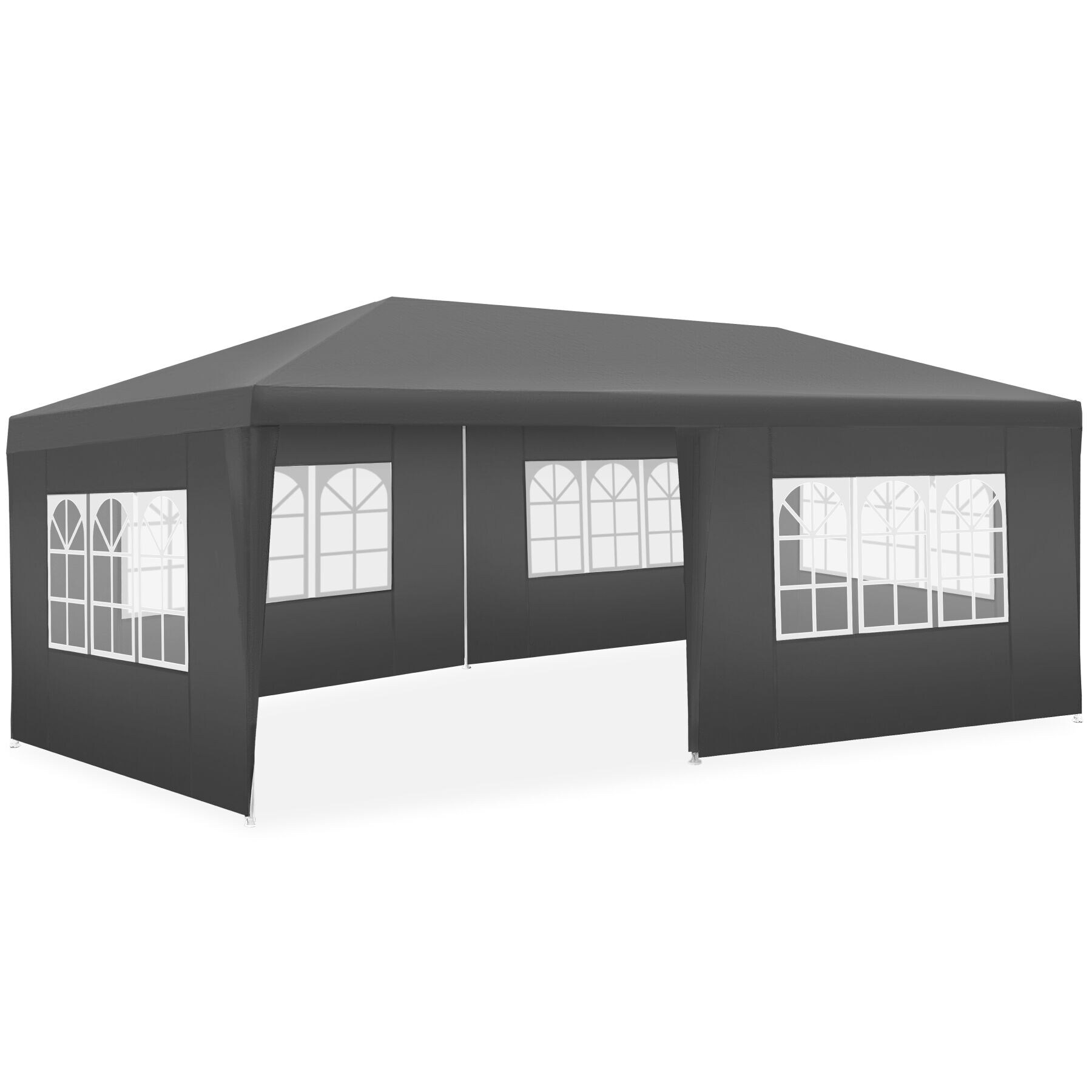 tectake&reg; Pavillon, 6 x 3 m, im Stecksystem, mit UV-Schutz, wasserdicht 