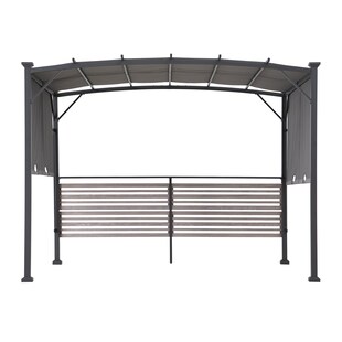 Sunjoy Stoff Whirlpool Pergola TITOV - 270cm x 300cm, grau 