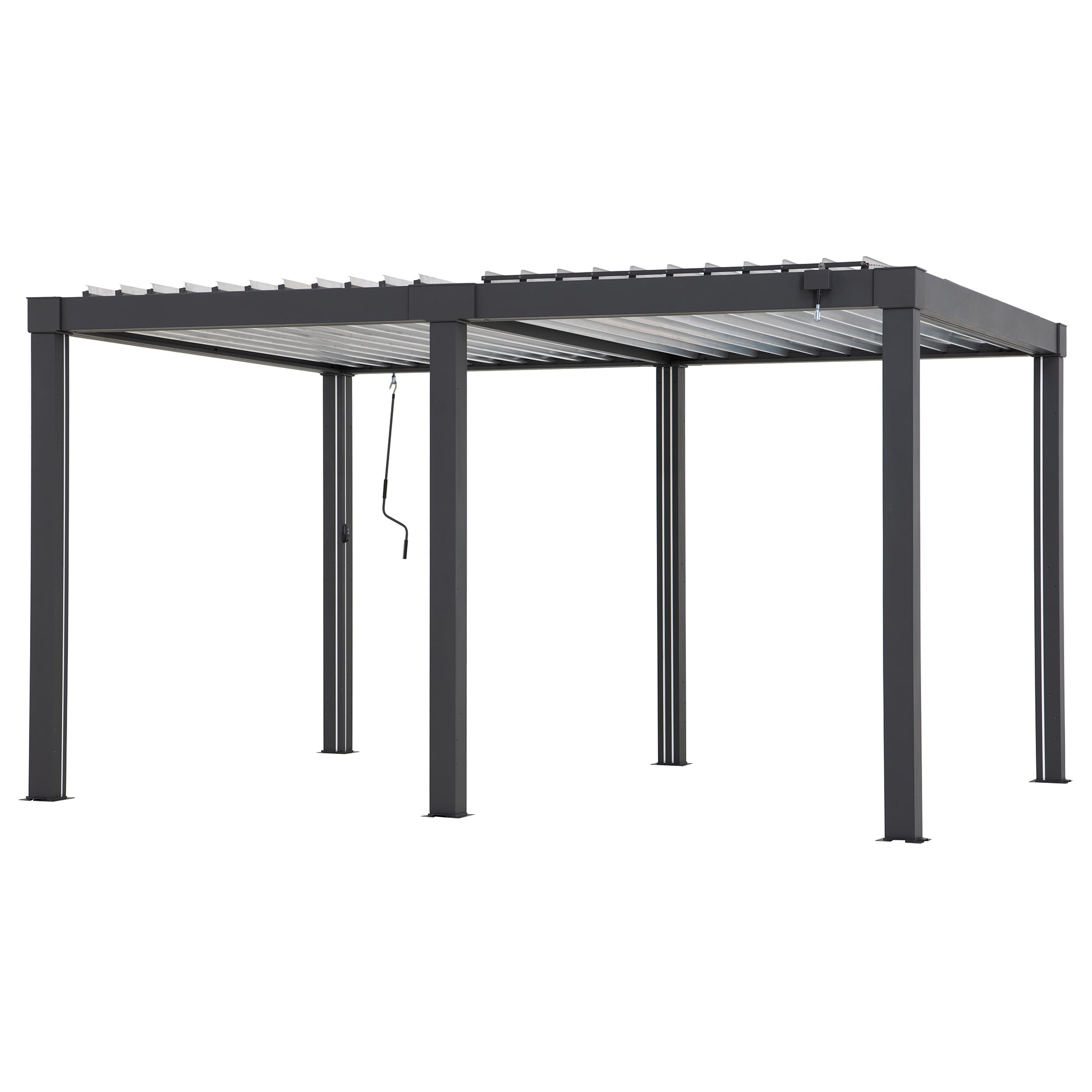 Sunjoy Multi Pergola MATTERHORN - 306cm x 406cm, anthrazit 