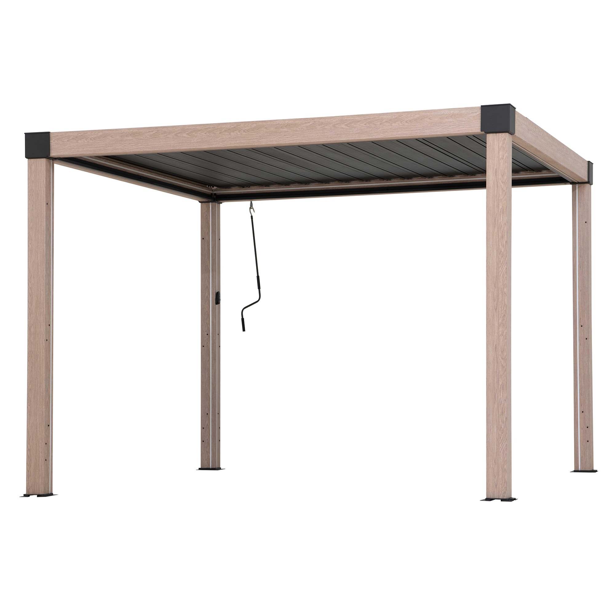 Sunjoy Multi Pergola MATTERHORN - 306cm x 306cm, eiche 