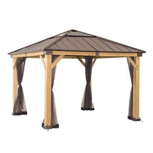 Sunjoy Netz für Zedernholz Gazebo 336cm x 336cm 