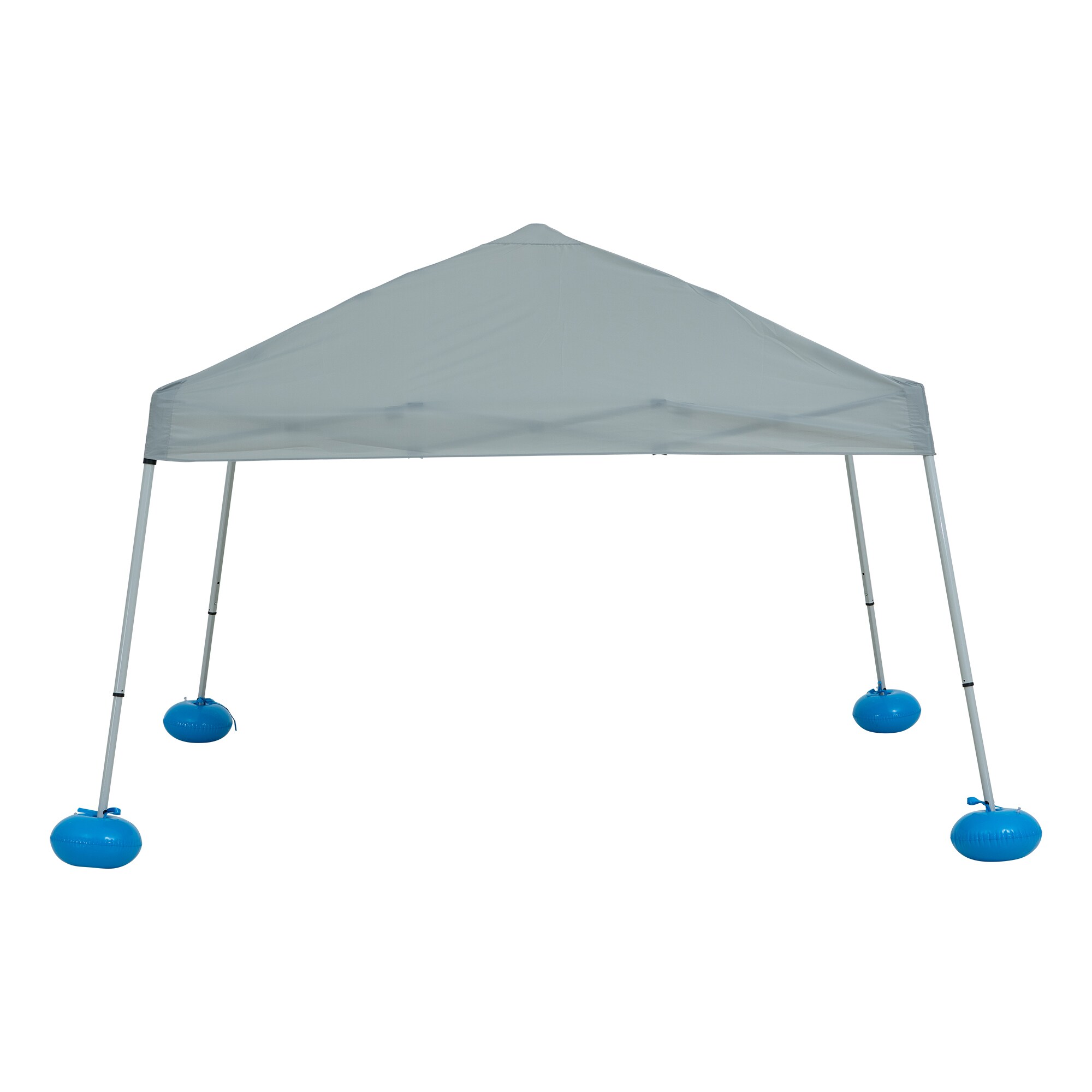 Sunjoy Stoff schwimmender Poolpavillon GRAN - 300cm x 300cm, grau 