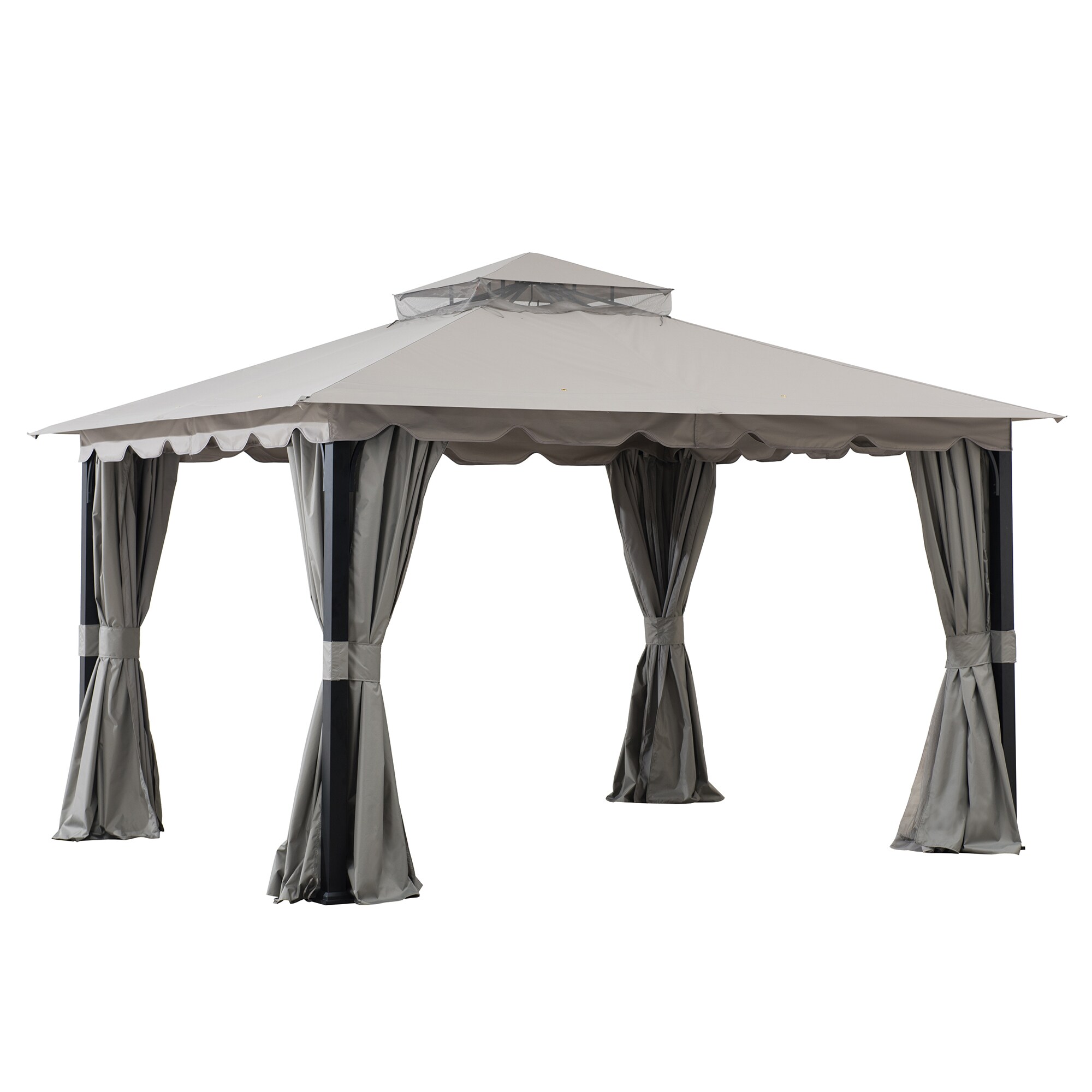 Sunjoy Stoff Pavillon STOJ - 336cm x 402cm, grau 