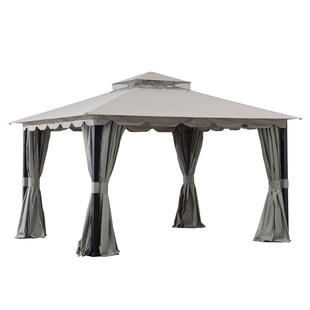 Sunjoy Stoff Pavillon STOJ - 336cm x 402cm, grau 