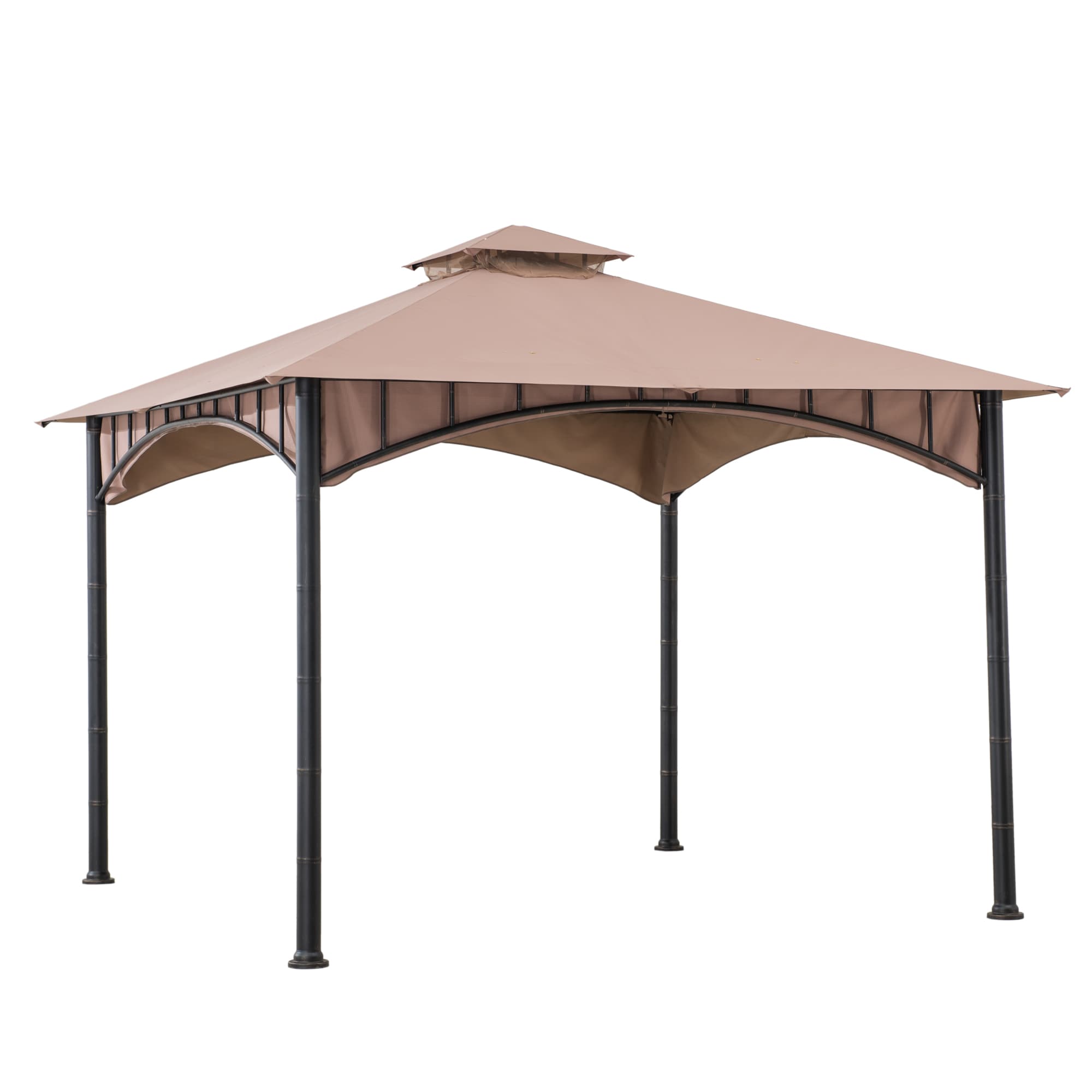 Sunjoy Stoff Pavillion LAURO - 340cm x 340cm, braun 