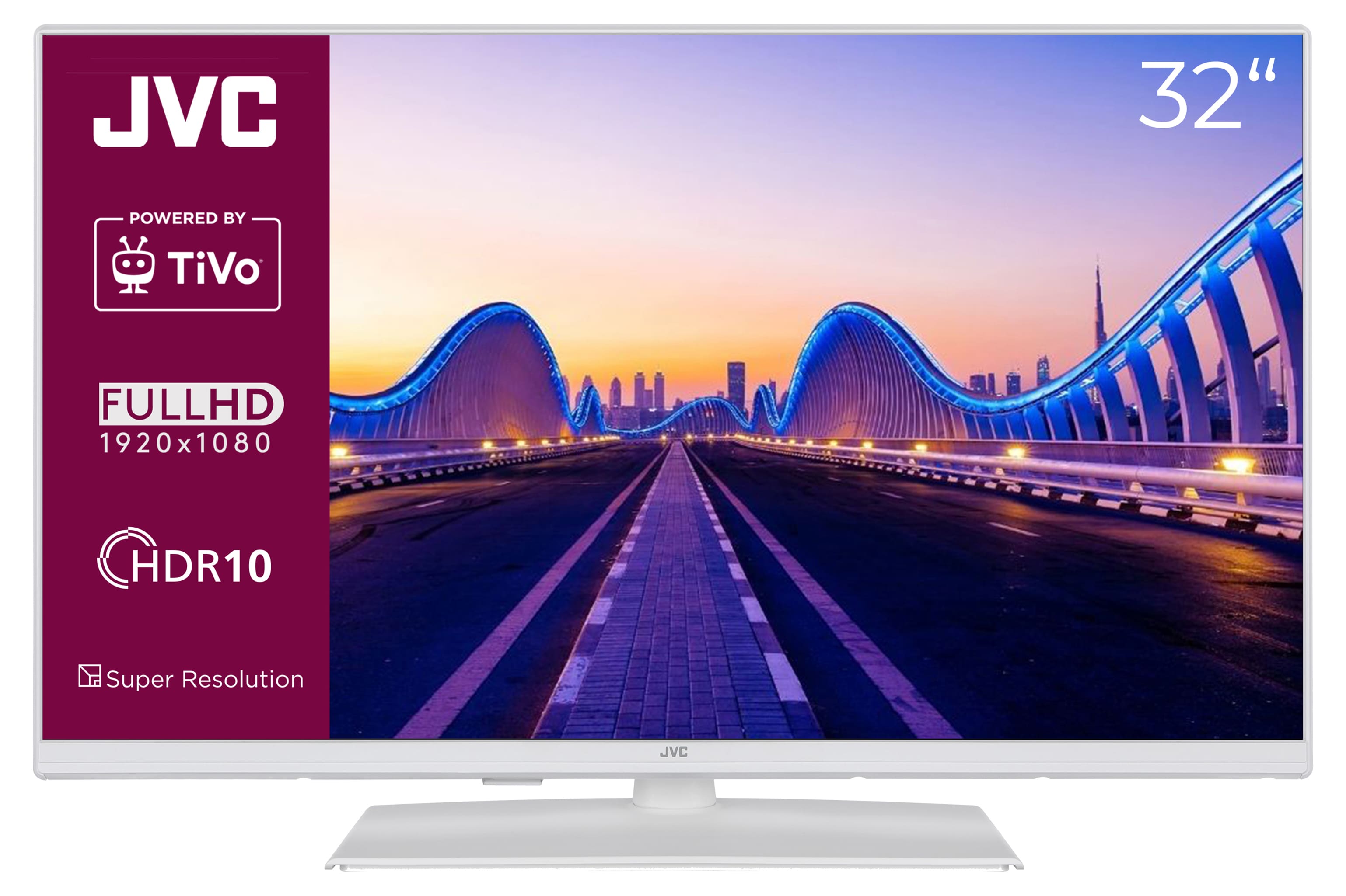 JVC LT-32VF5355W Fernseher 32 Zoll Smart TV by TiVo Full HD, HDR, Triple Tuner, 6 Monate HD+ (2026)