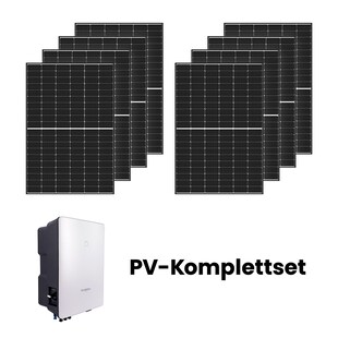 Photovoltaikanlage Solarpaneele + Wechselrichter - 3000 W SUNIQ 