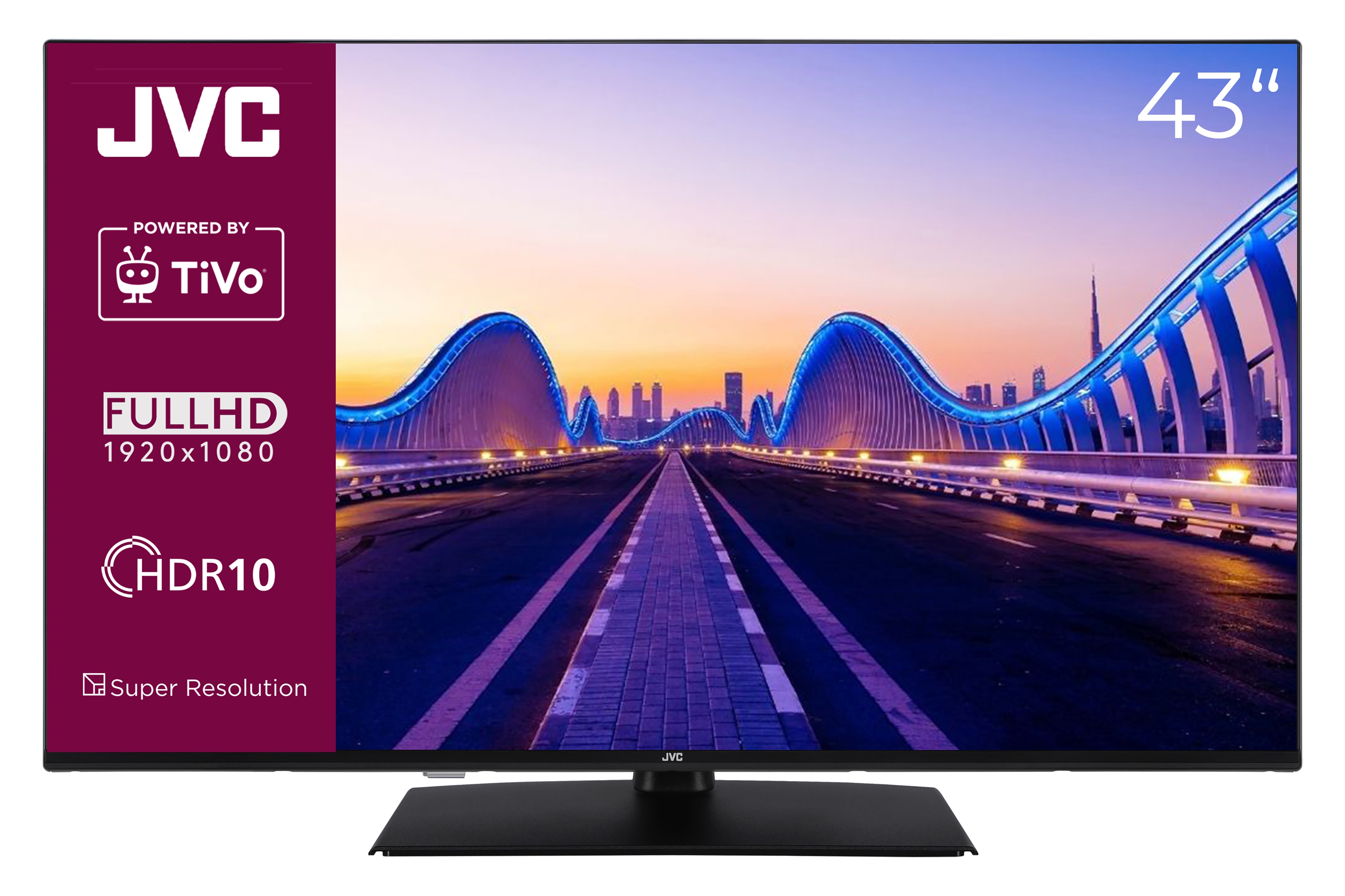 JVC LT-43VF5355 43 Zoll Fernseher Smart TV (Full HD, HDR, Triple Tuner, 6 Monate HD+ inkl.) 