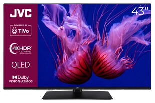 JVC 43 Zoll QLED Fernseher Smart TV (4K UHD, HDR Dolby Vision, Dolby Atmos, Triple Tuner, 6 Monate HD+) 