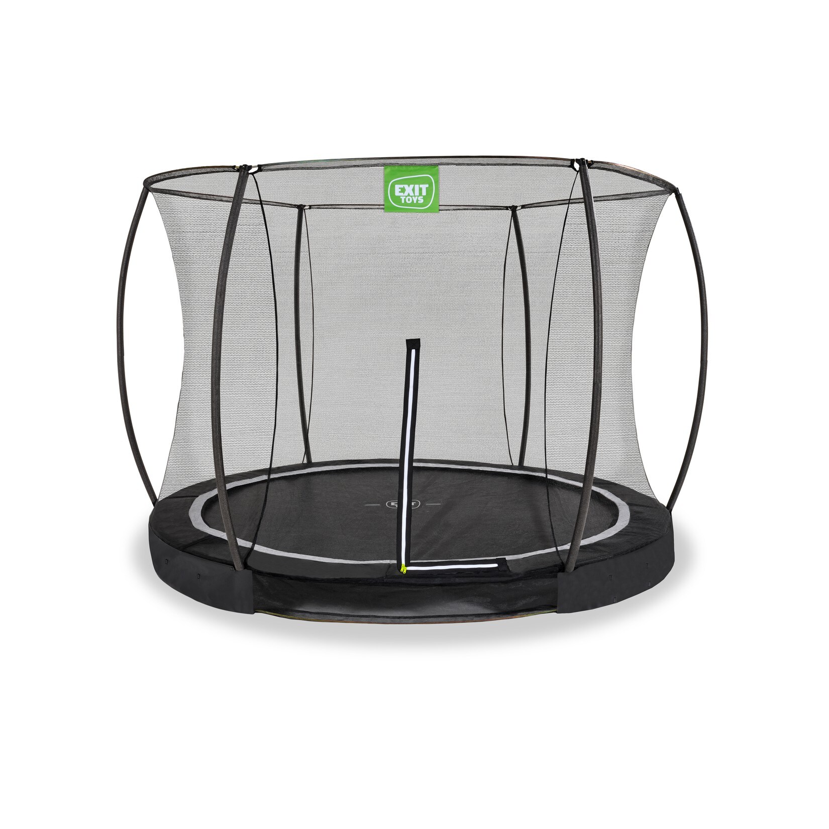 Black Edition Bodentrampolin ø244cm - schwarz