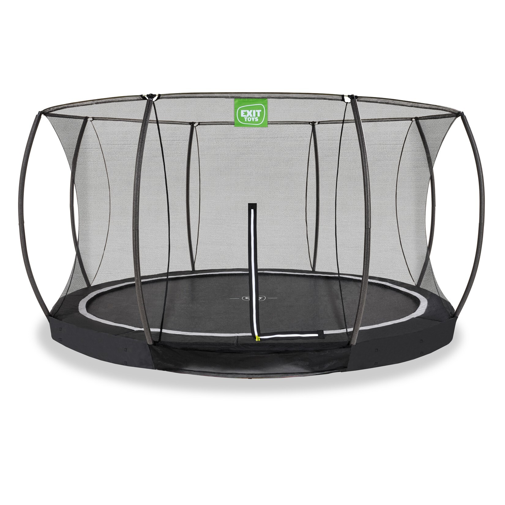 Black Edition Bodentrampolin ø427cm - schwarz