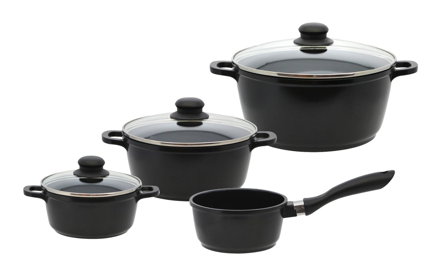 Topfset 4-teilig BLACK CAST 