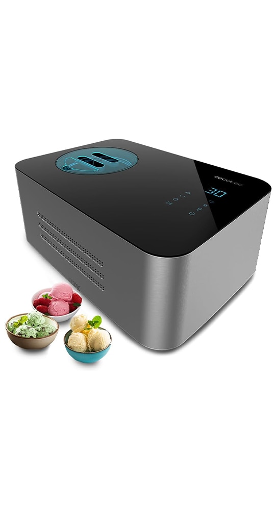 Cecotec Gelacy 1500 Touch ice cream maker Transparent 