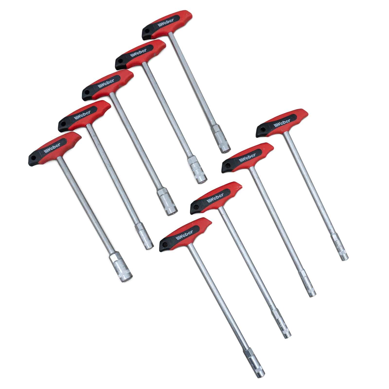 Weber T-Griff Steckschlüsselsatz 9-teilig
