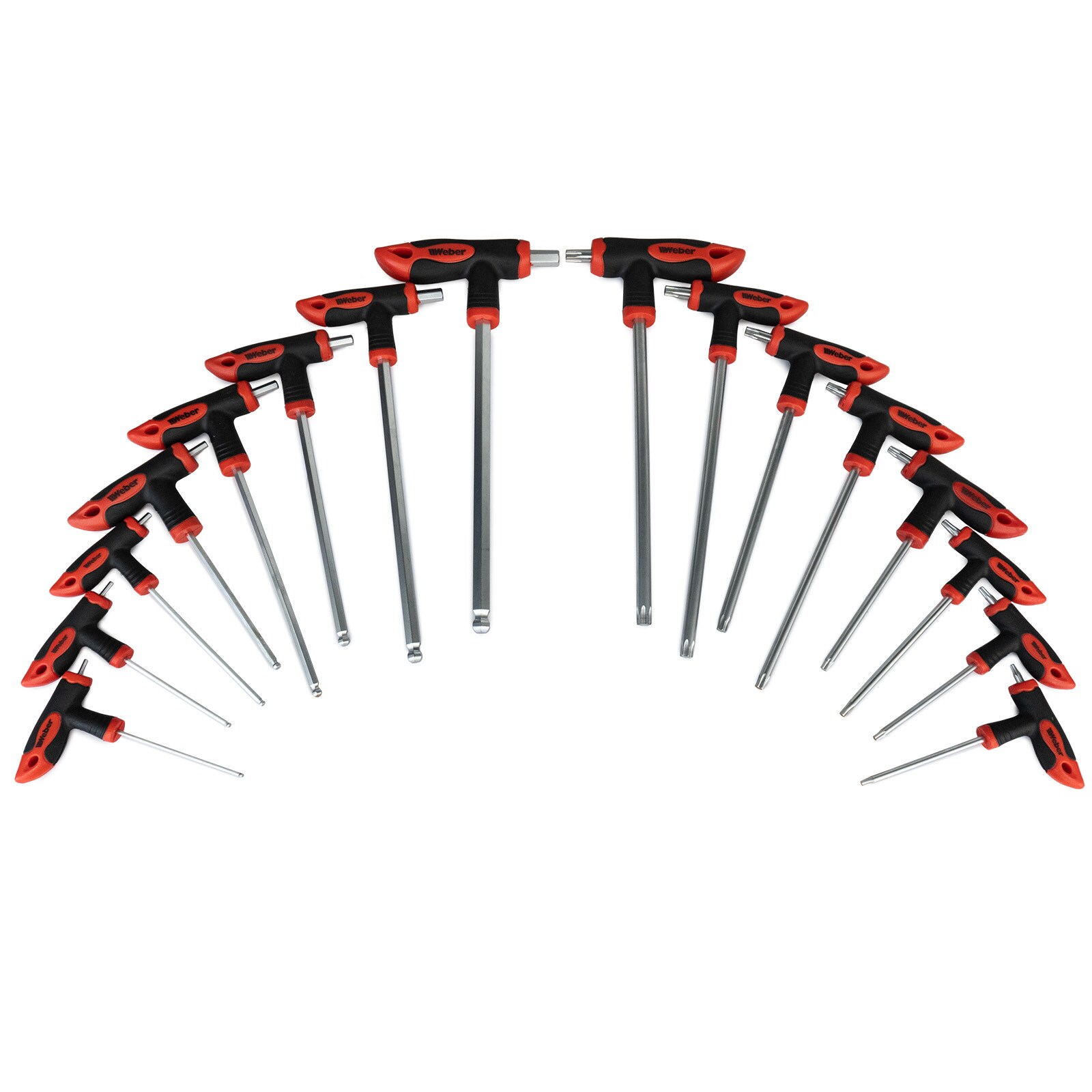 Weber T-Griff Steckschl&uuml;sselsatz 16-teilig 
