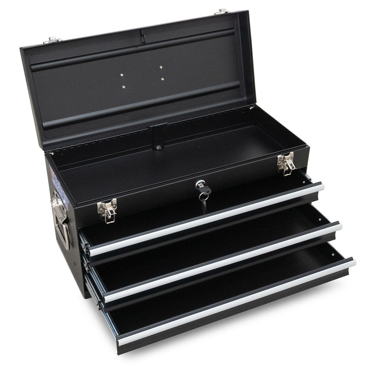 Weber Leere Werkzeugkiste mit 3&nbsp;Schubladen&nbsp;und Klappdeckel 