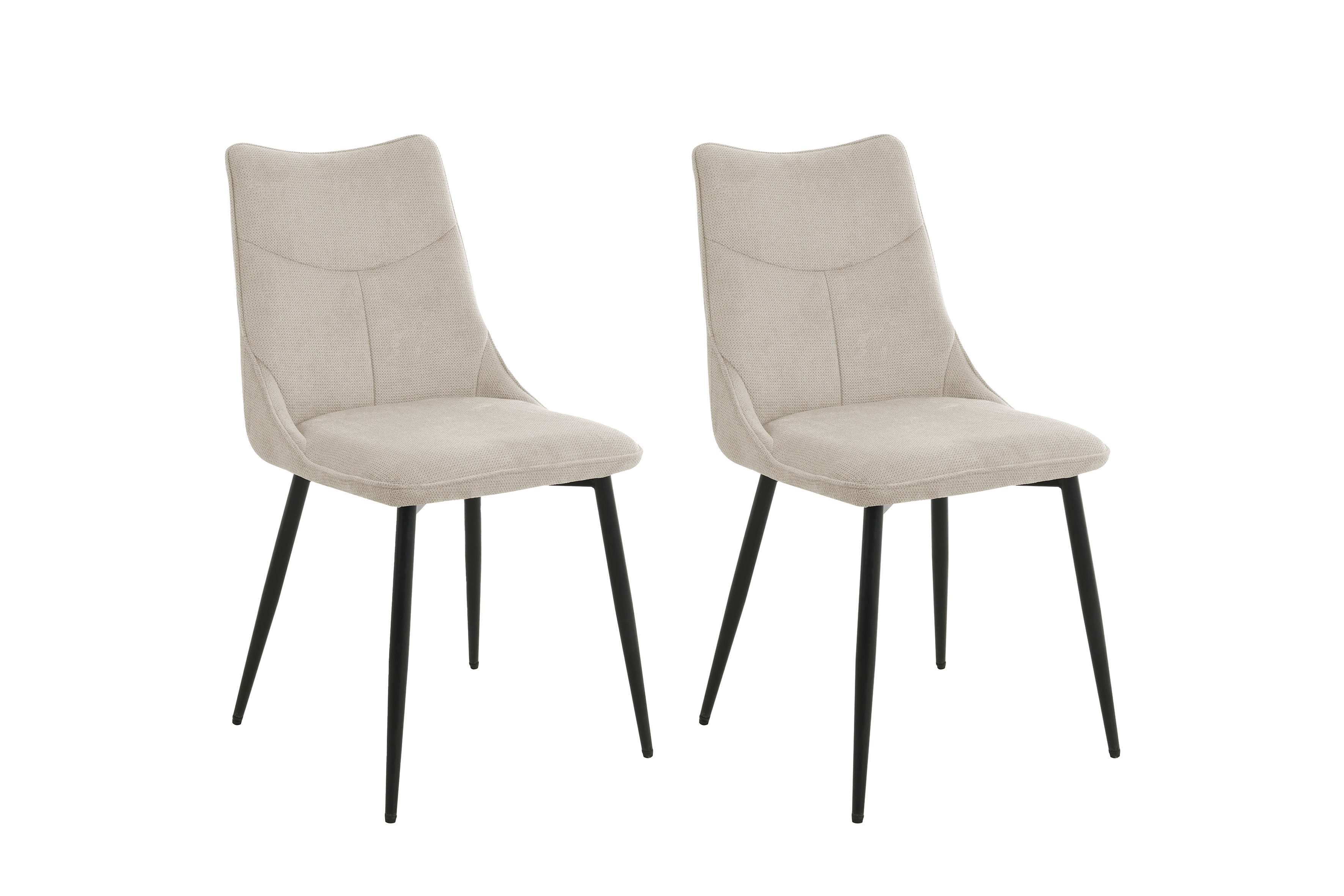 byLIVING Stuhl CARLO, Breite 59 cm, taupe 