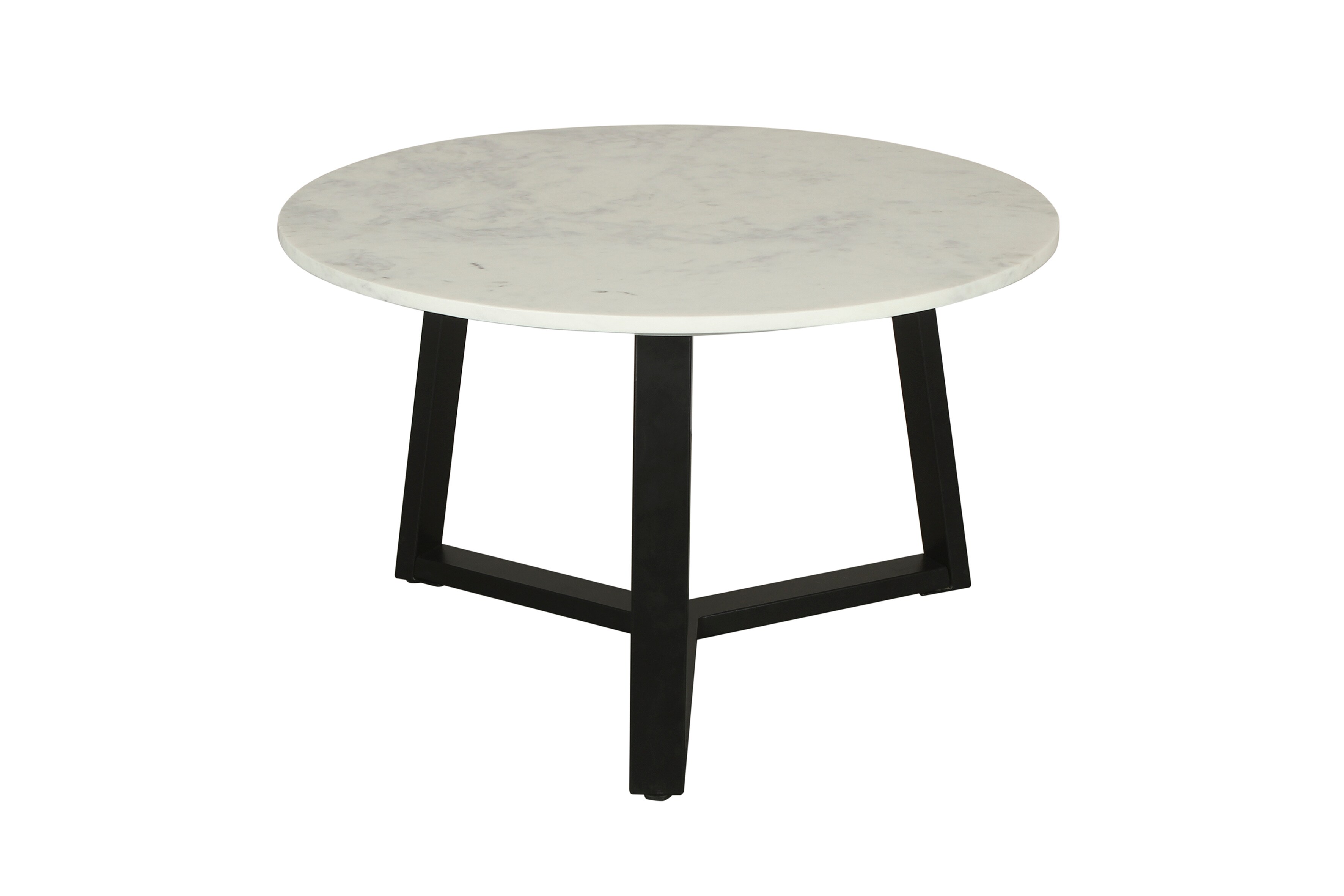 byLIVING Couchtisch CROSS, Breite 75 cm, Marmor wei&szlig; 