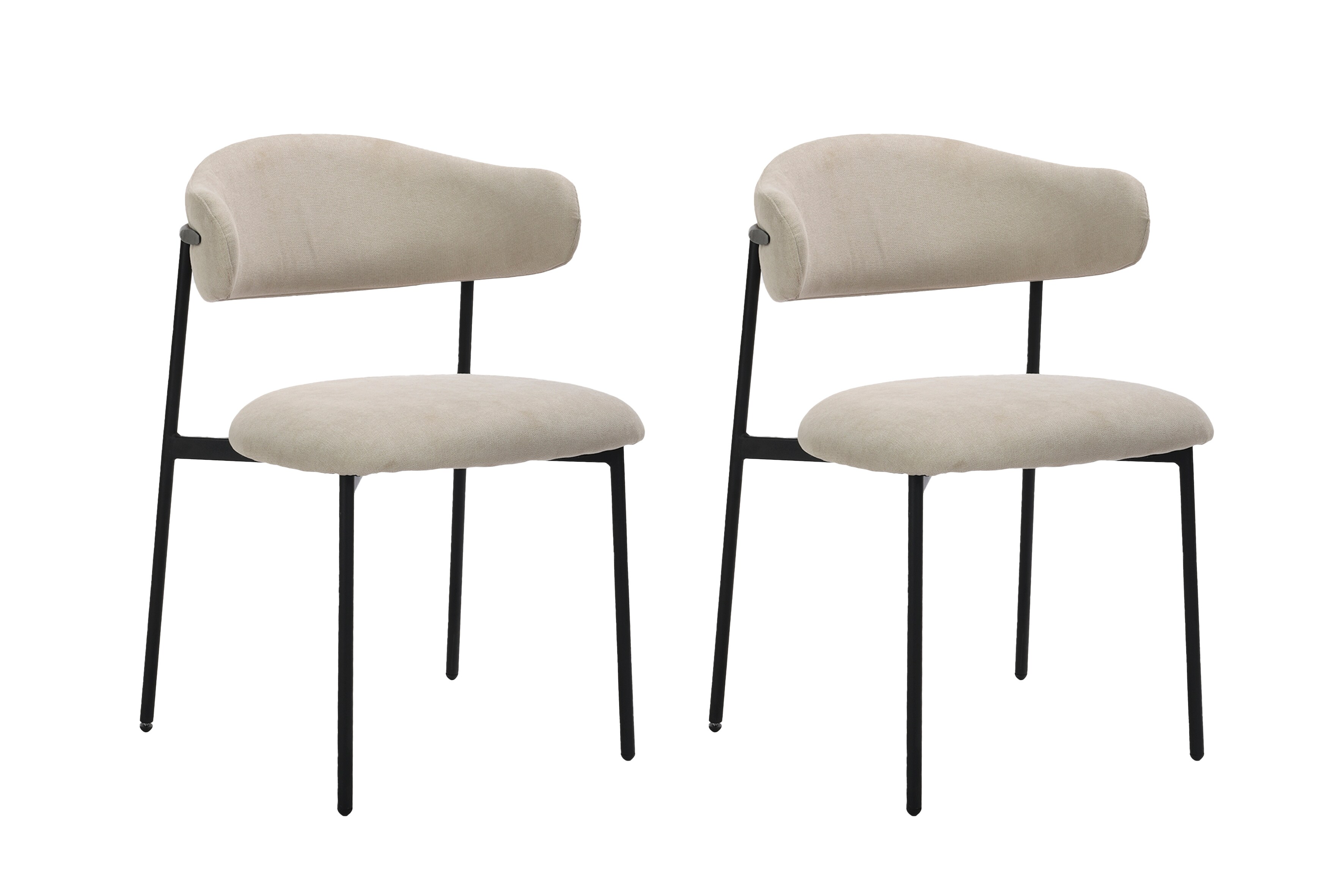 byLIVING Stuhl JERSEY, Breite 58 cm, taupe 