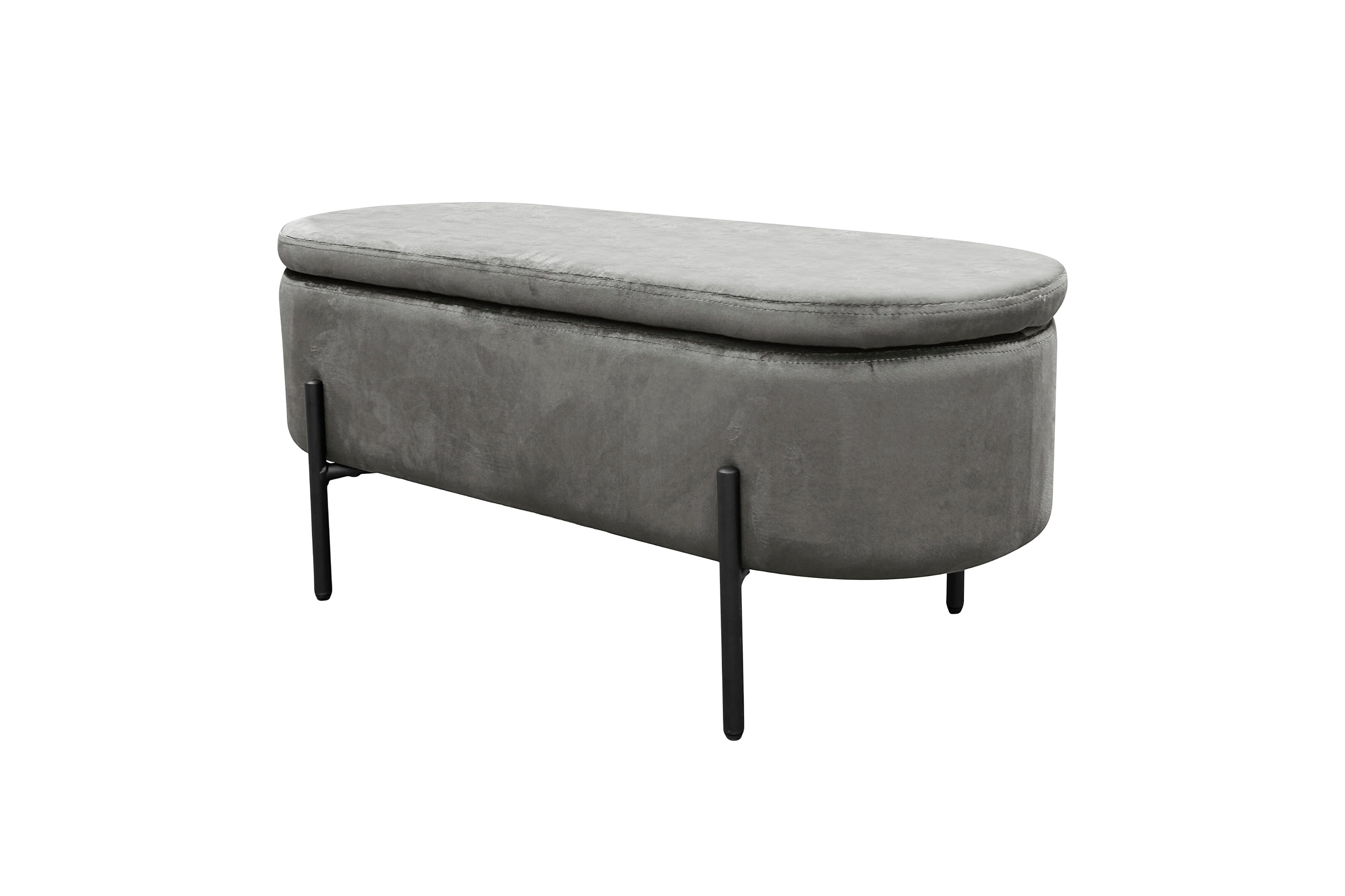 byLIVING Bank NOVA, Breite 95 cm, grau 