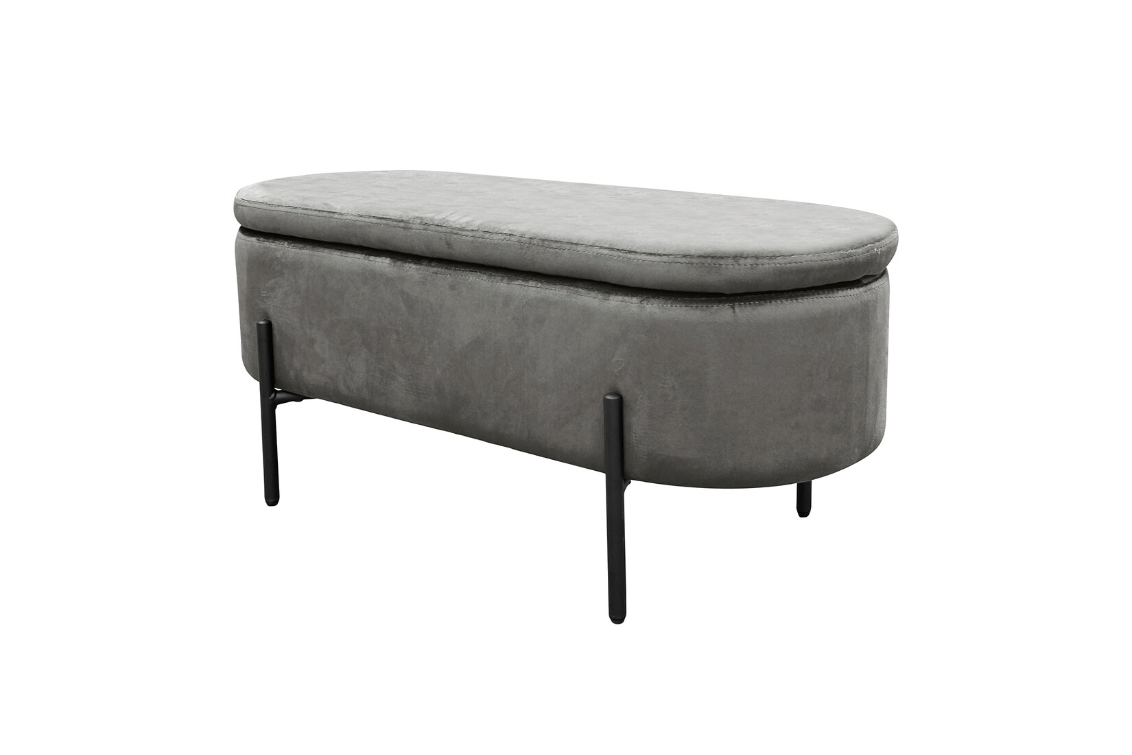 byLIVING Bank NOVA, Breite 95 cm, grau