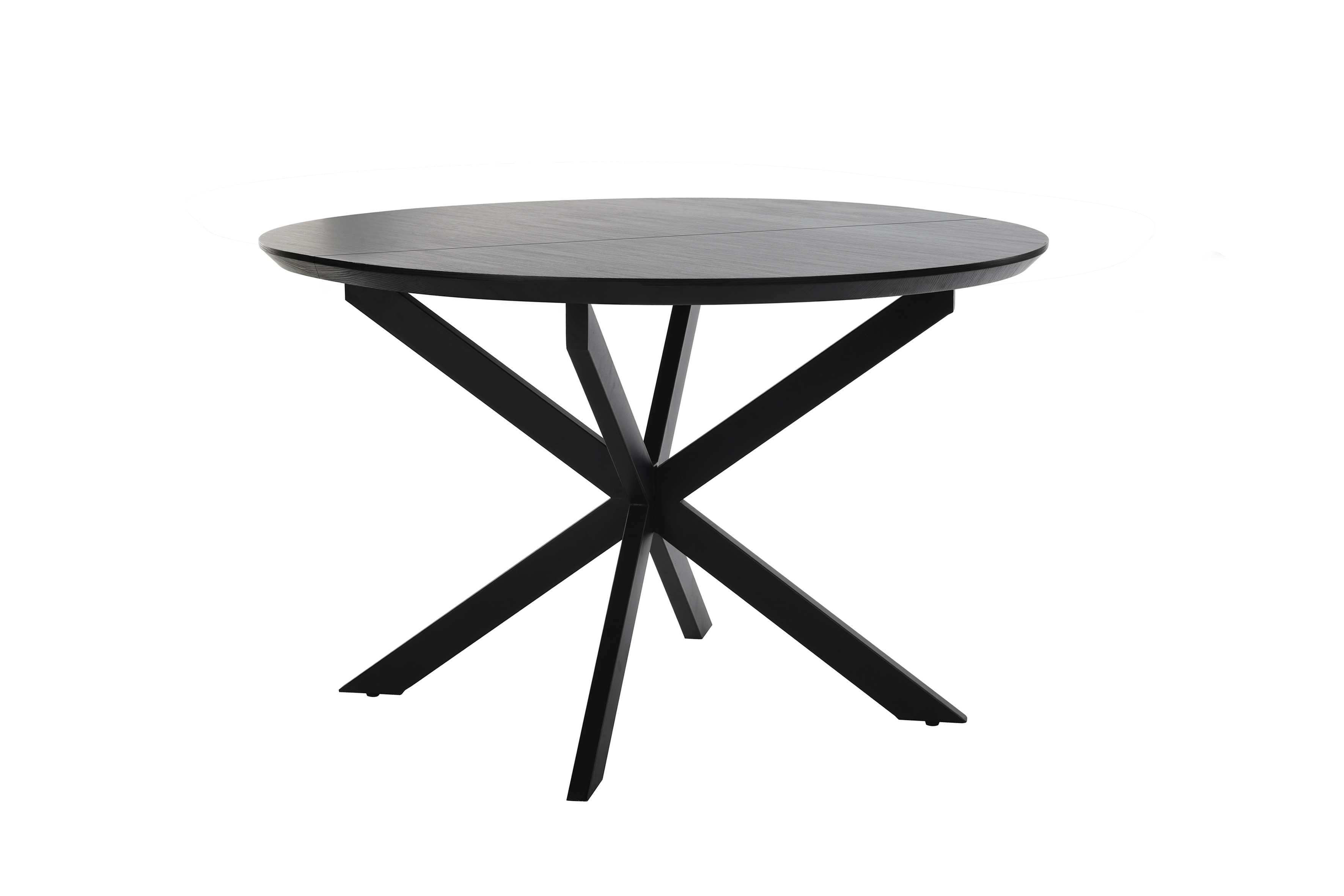 byLIVING Tisch mit Auszug OREGON, Breite 120 cm, schwarz 