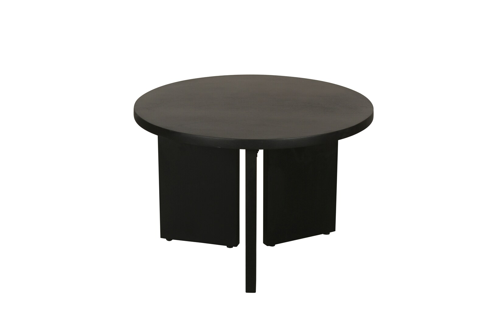 byLIVING Couchtisch ROUND, Breite 60 cm, schwarz