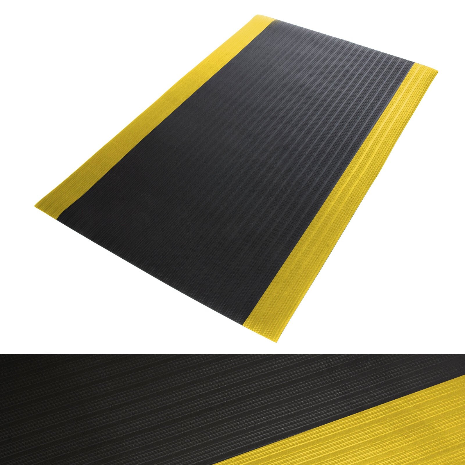 Anti-Ermüdungsmatte   Softer-Work-Mat   Schwarz-Gelb