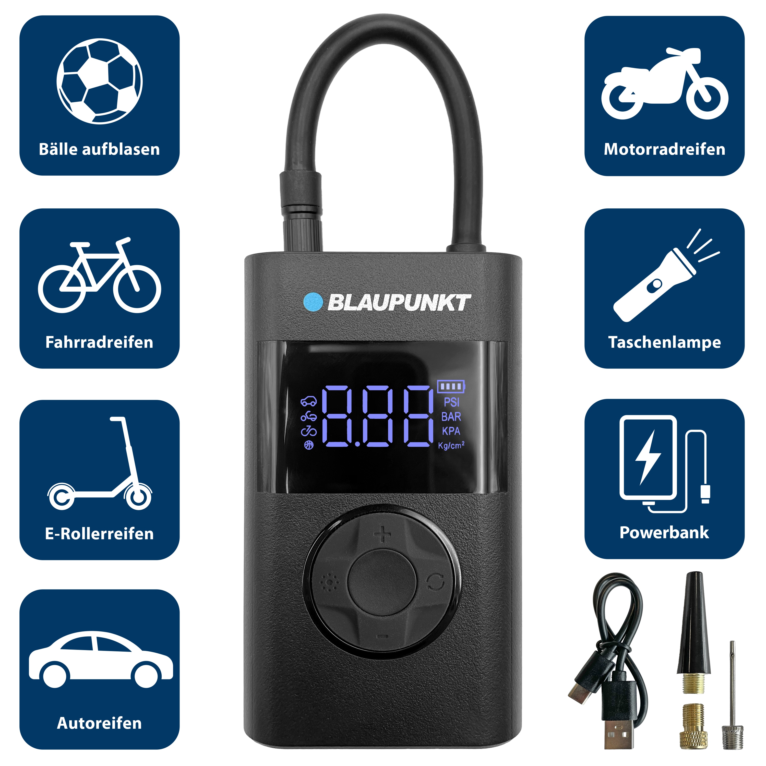 BLAUPUNKT Portable Air Compressor TPM 124 