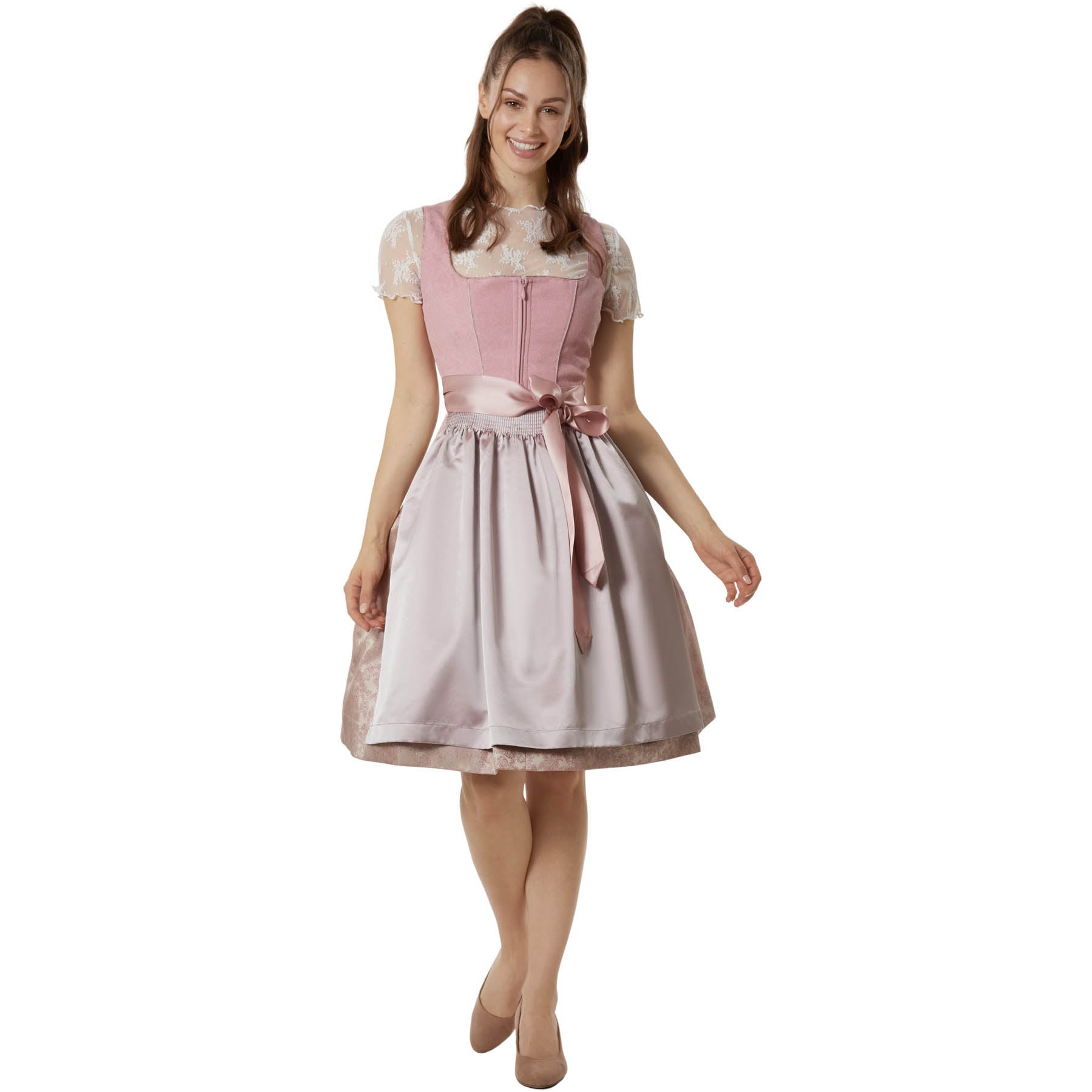 tectake&reg; Frauenkost&uuml;m Midi-Dirndl Linah 