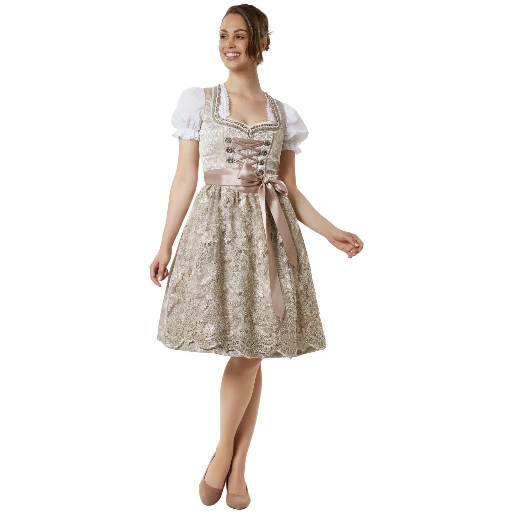 tectake&reg; Frauenkost&uuml;m Midi-Dirndl Ella 