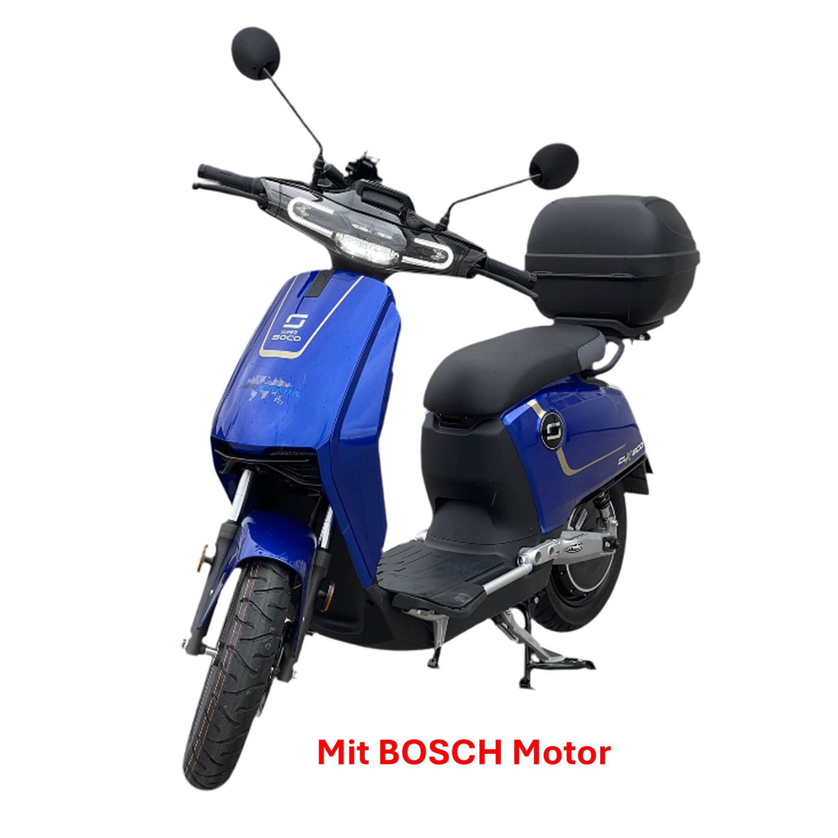 Super Soco CUX - Elektro Roller mit Bosch Motor, 45 Km/h, Servicefrei