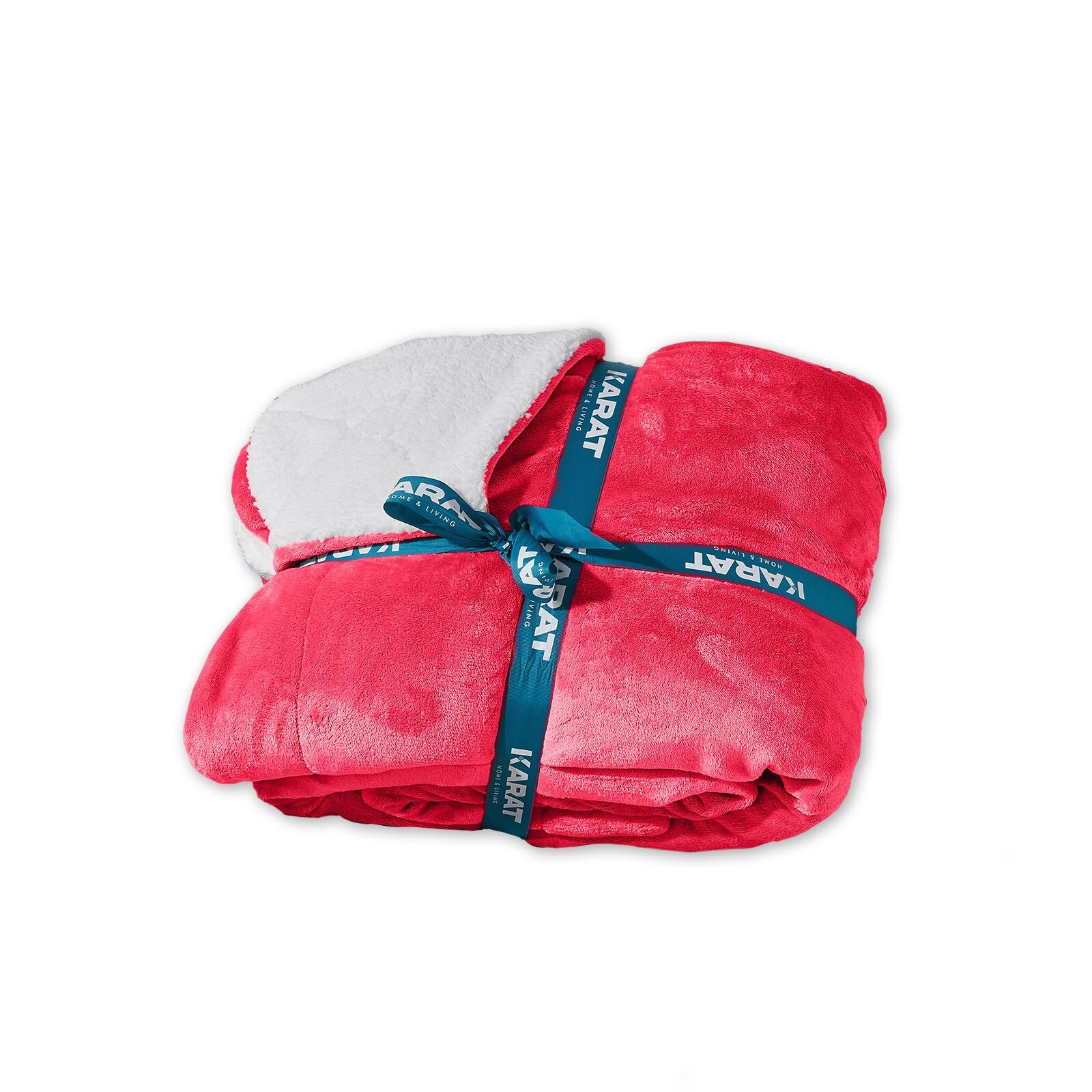 Kuscheldecke Glory   Doppelseitig   Rot