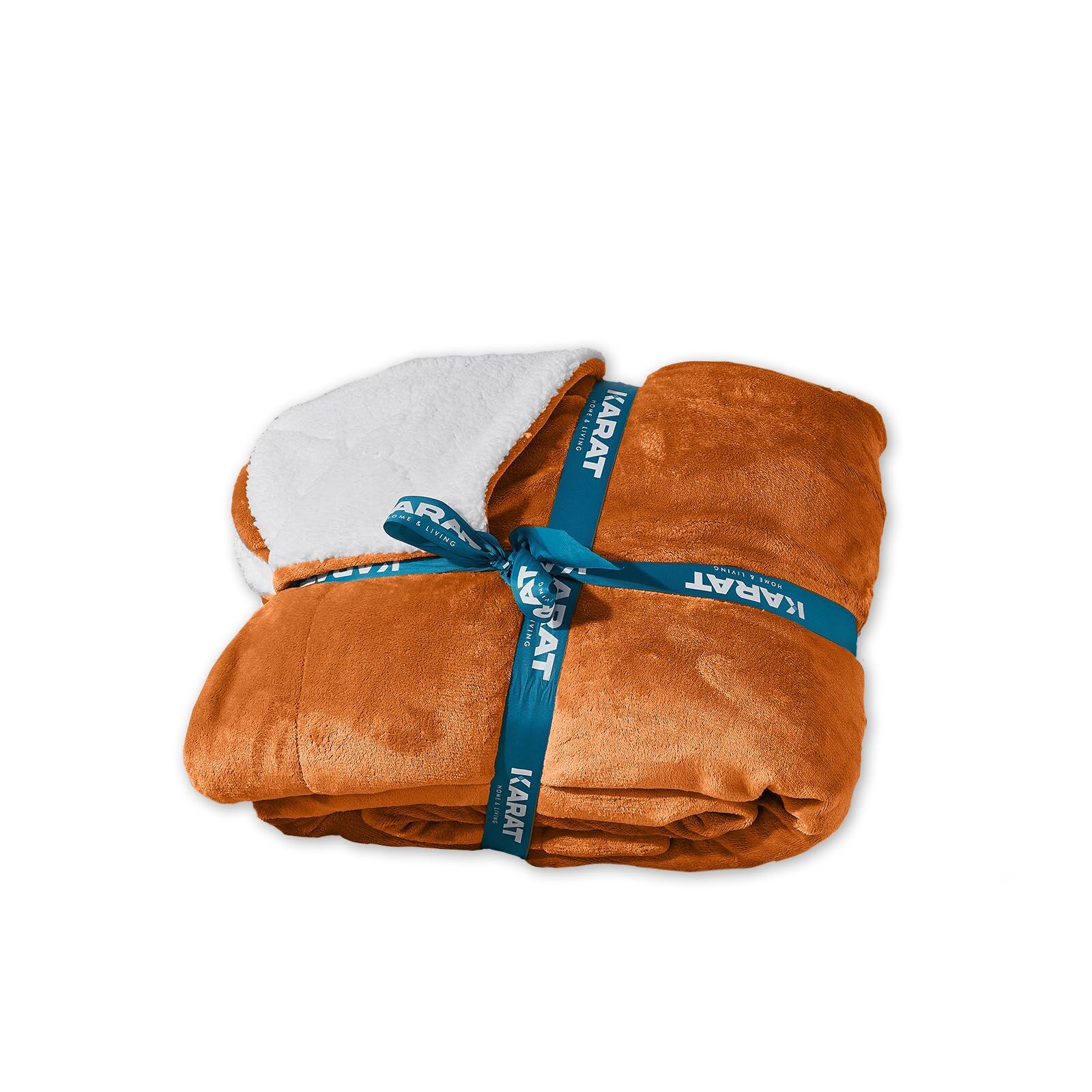 Kuscheldecke Glory   Doppelseitig   Braun
