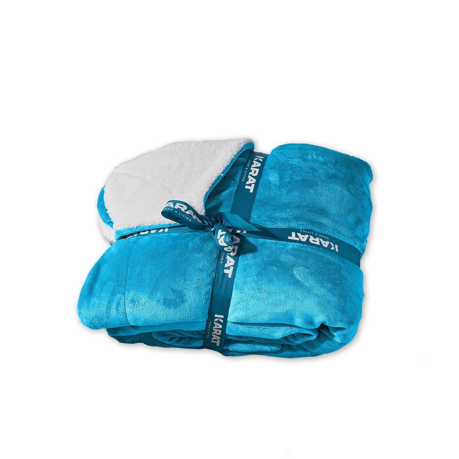 Kuscheldecke Glory   Doppelseitig   Himmelblau
