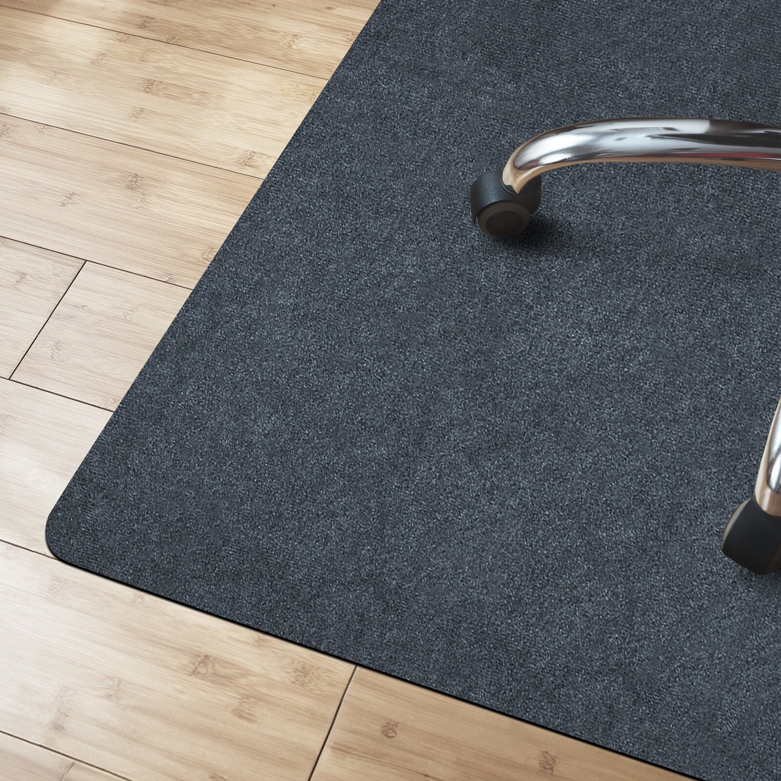 Karat homeliving Bodenschutzmatte   Viking   Für Hartböden  Dunkelgrau